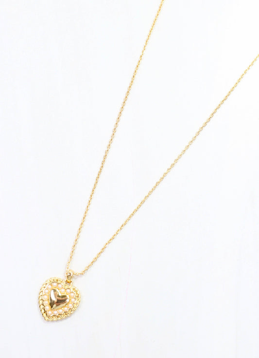Pearl Heart Necklace