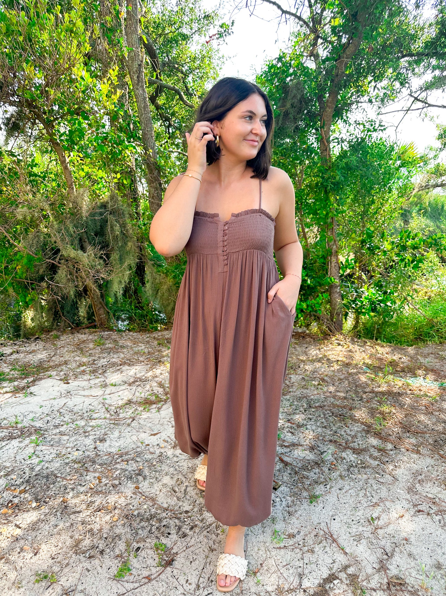 Mocha Jumpsuit