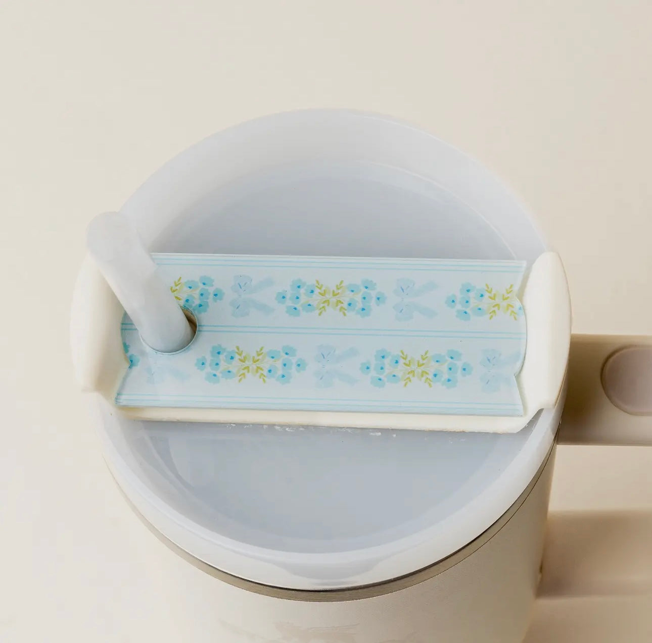 Tumbler Lid Tag - Oh So Fancy Blue