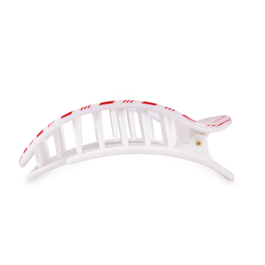 Teleties Candy Cane Crush Flat Round Hair Clip - Large