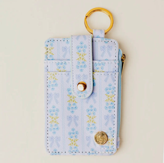 Oh So Fancy Keychain Wallet - Blue