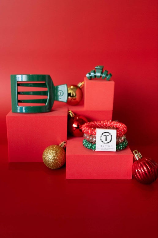 Teleties Hooked on Christmas Hair Ties - Large