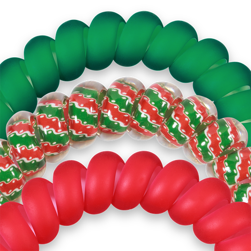 Teleties Naughty or Nice Hair Ties - Large