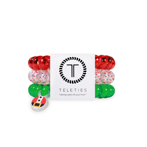 Teleties Secret Santa Hair Ties - Large