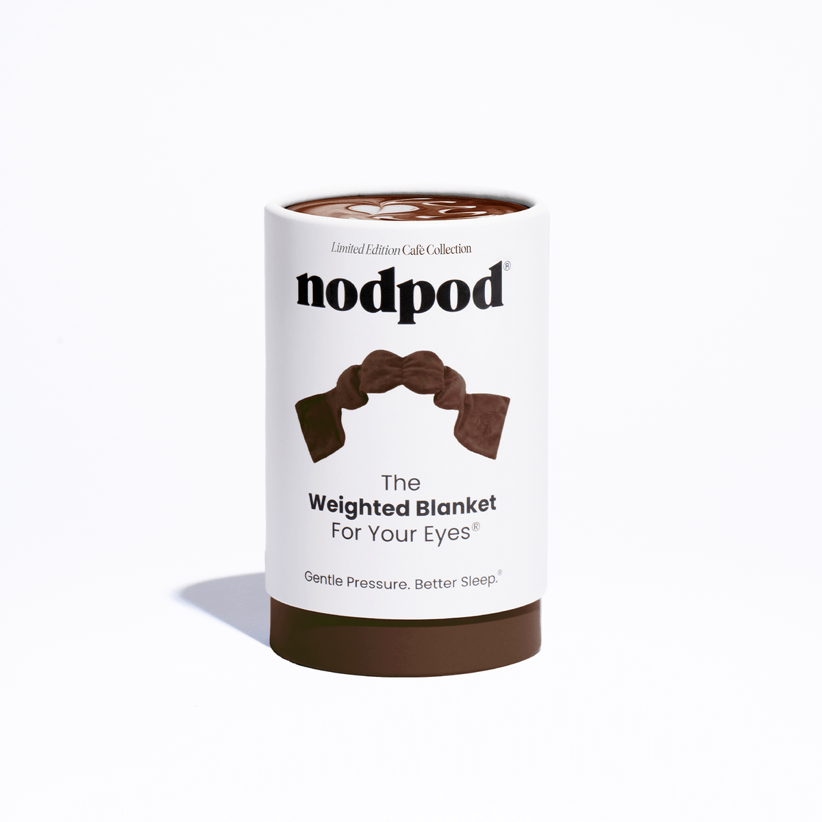 Nodpod Weighted Sleep Mask - Cafe Collection Espresso
