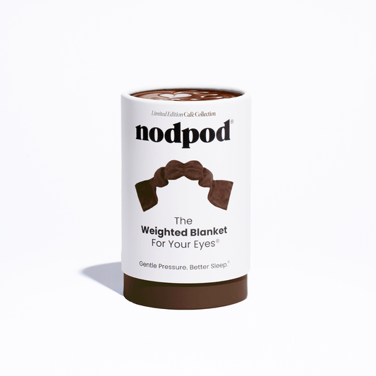 Nodpod Weighted Sleep Mask - Cafe Collection Espresso