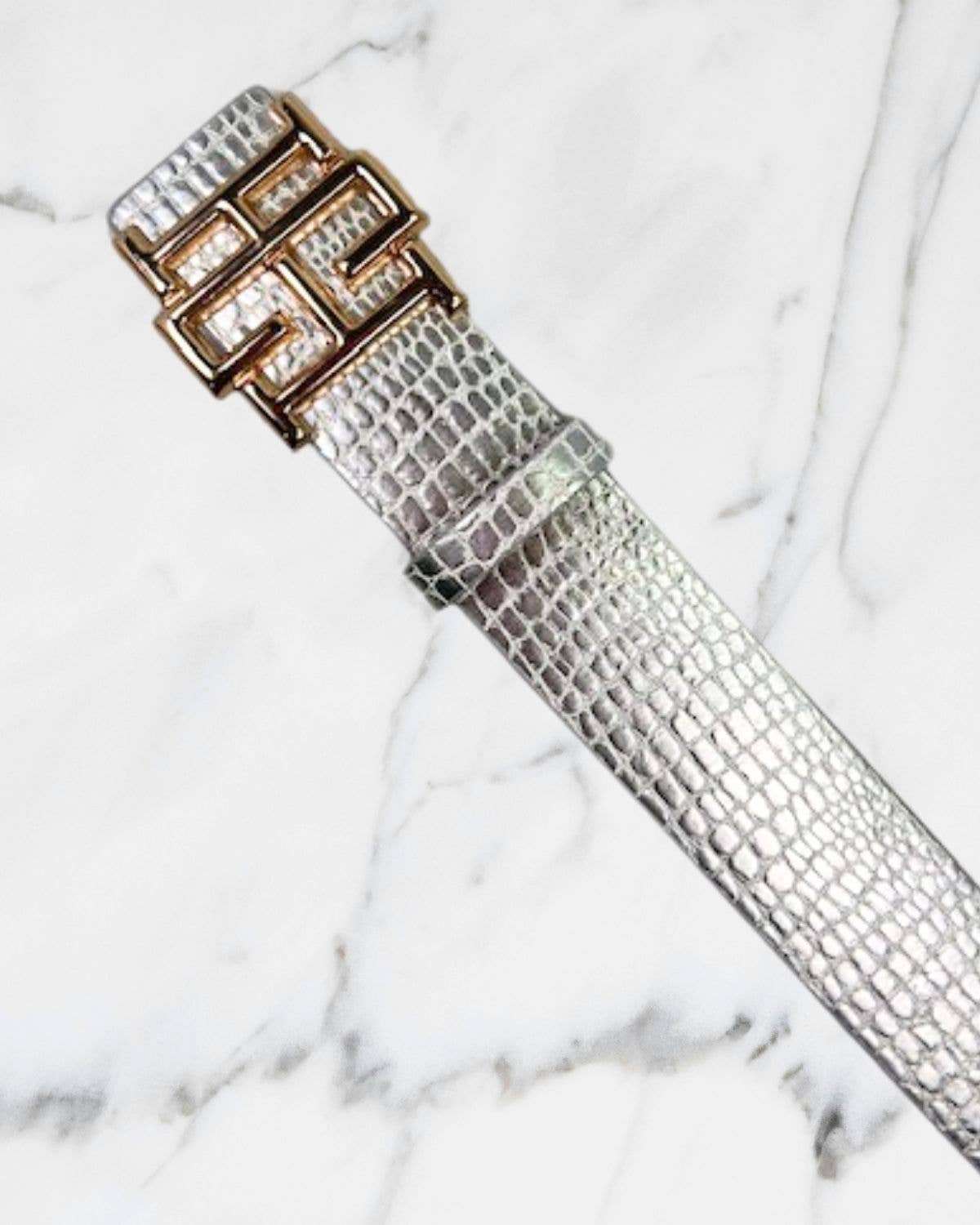 Signature Belt - Silver