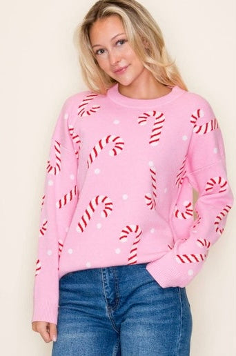 Candy Cane Sweater