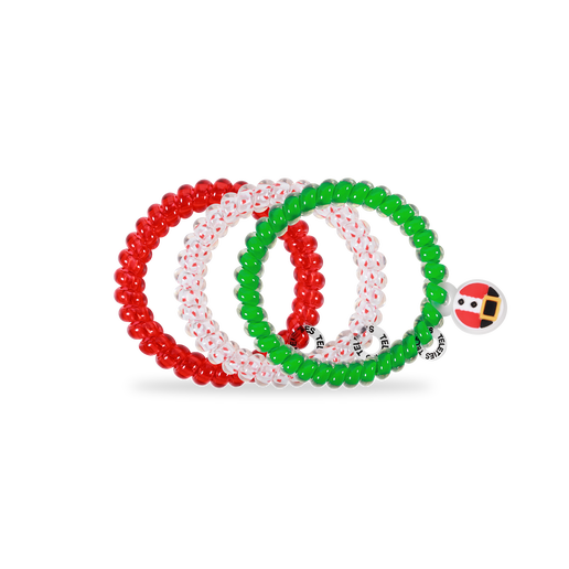 Teleties Secret Santa Hair Ties - Small