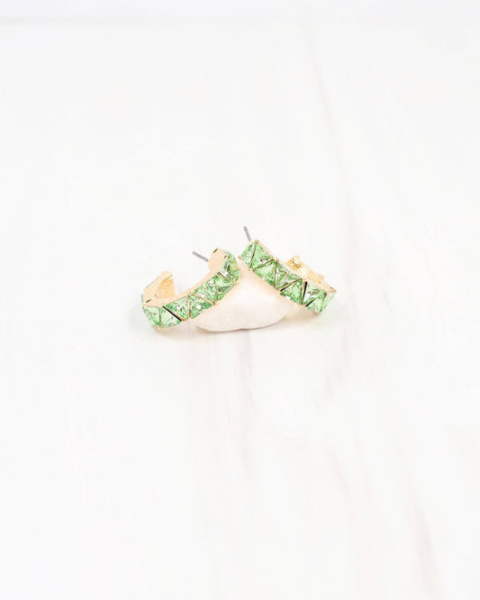 Anastasia Earrings - Green
