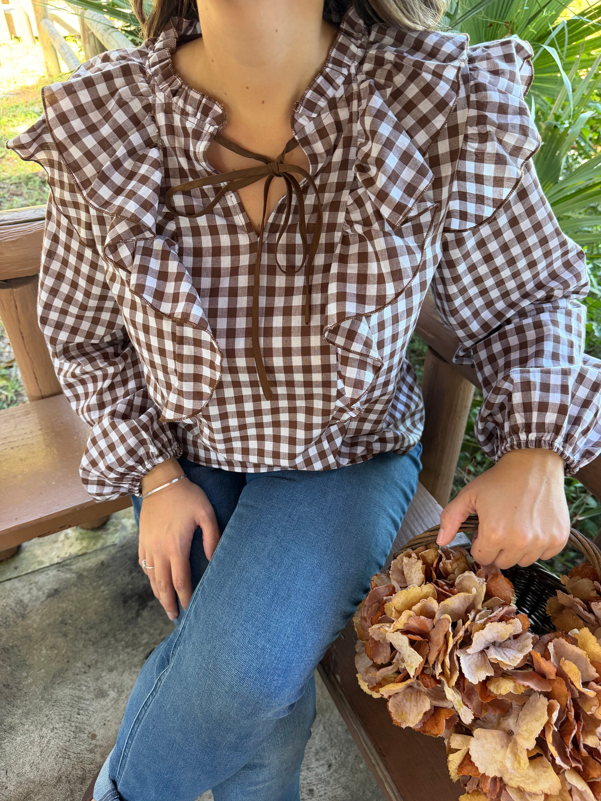 Gingham Girl Top