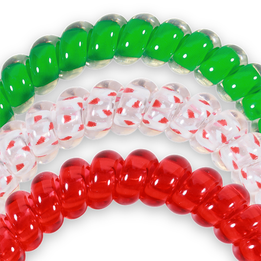 Teleties Secret Santa Hair Ties - Small