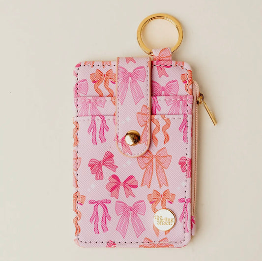 Blushing Bows Keychain Wallet