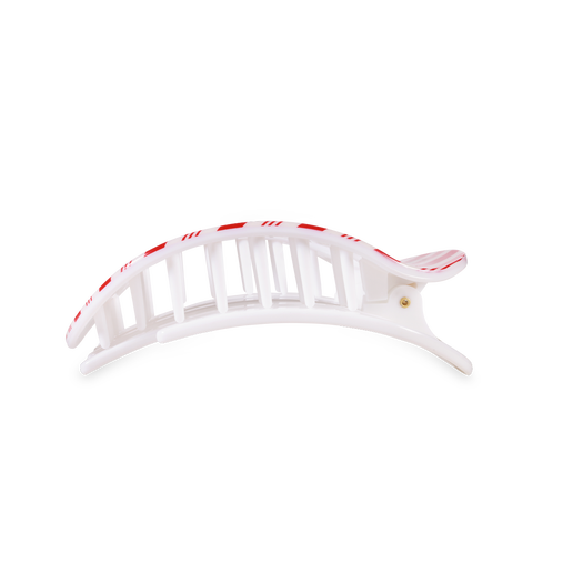 Teleties Candy Cane Crush Flat Round Hair Clip - Medium
