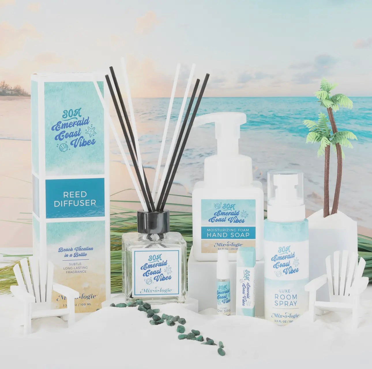 30A Emerald Coast Vibes | Reed Diffuser