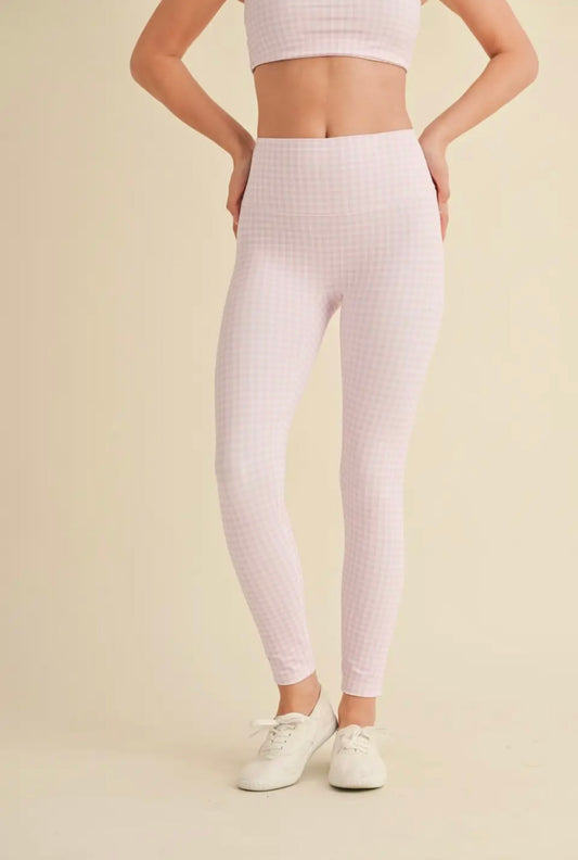 Taylor Straight Leggings - Pink