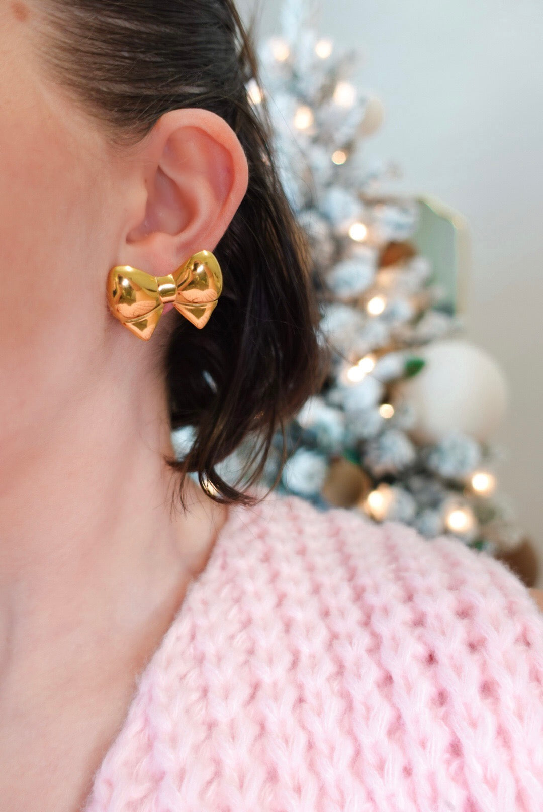 Puffy Bow Earrings