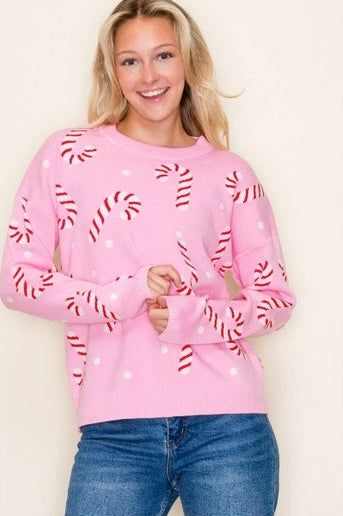 Candy Cane Sweater