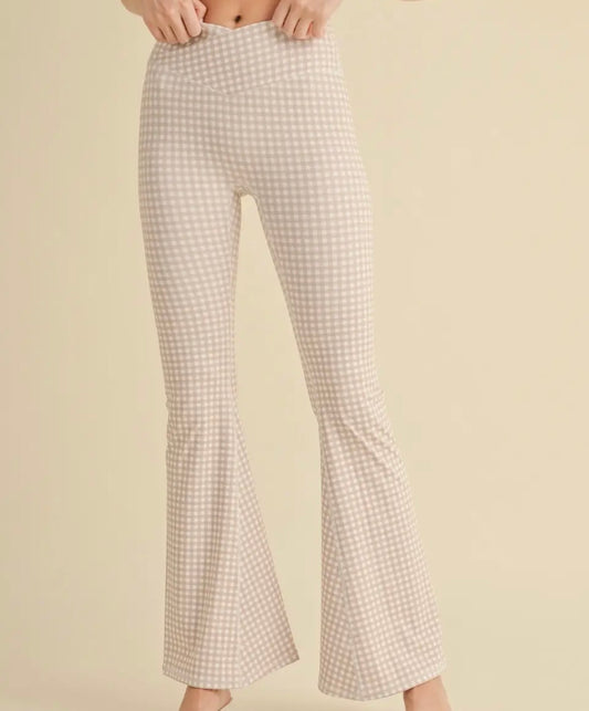 Taylor Flare Leggings - Tan