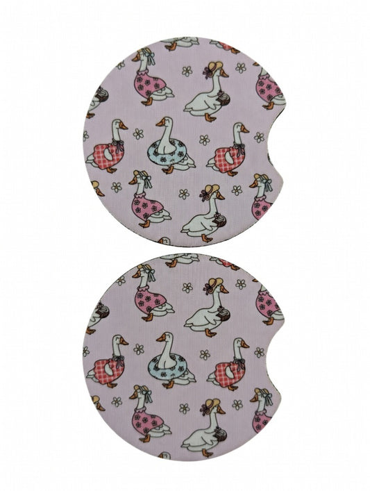 Summer Goose Car Coasters