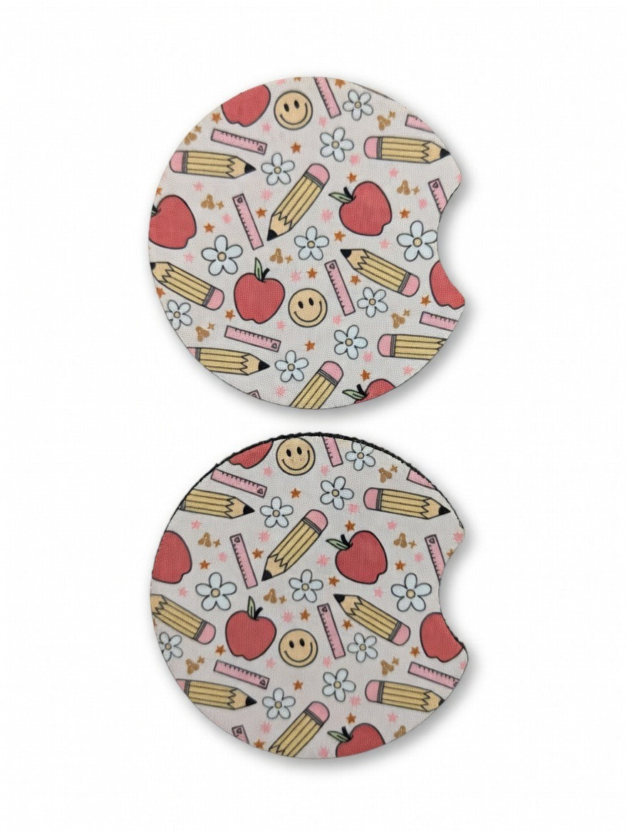 Teacher Car Coasters
