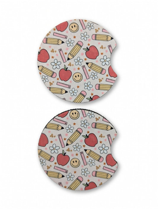 Teacher Car Coasters