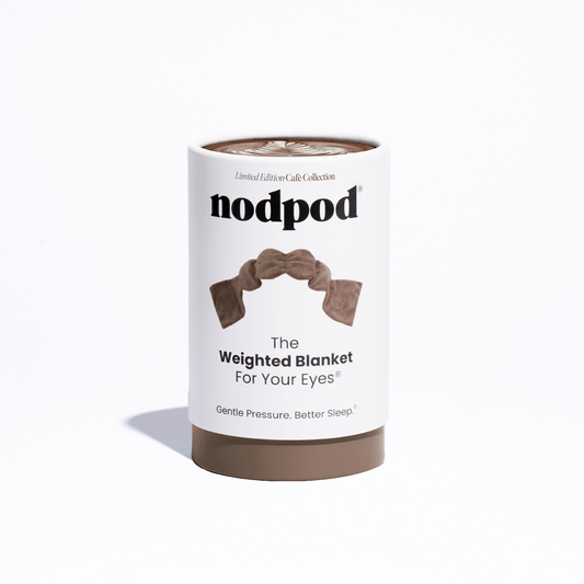 Nodpod Weighted Sleep Mask - Cafe Collection Mocha