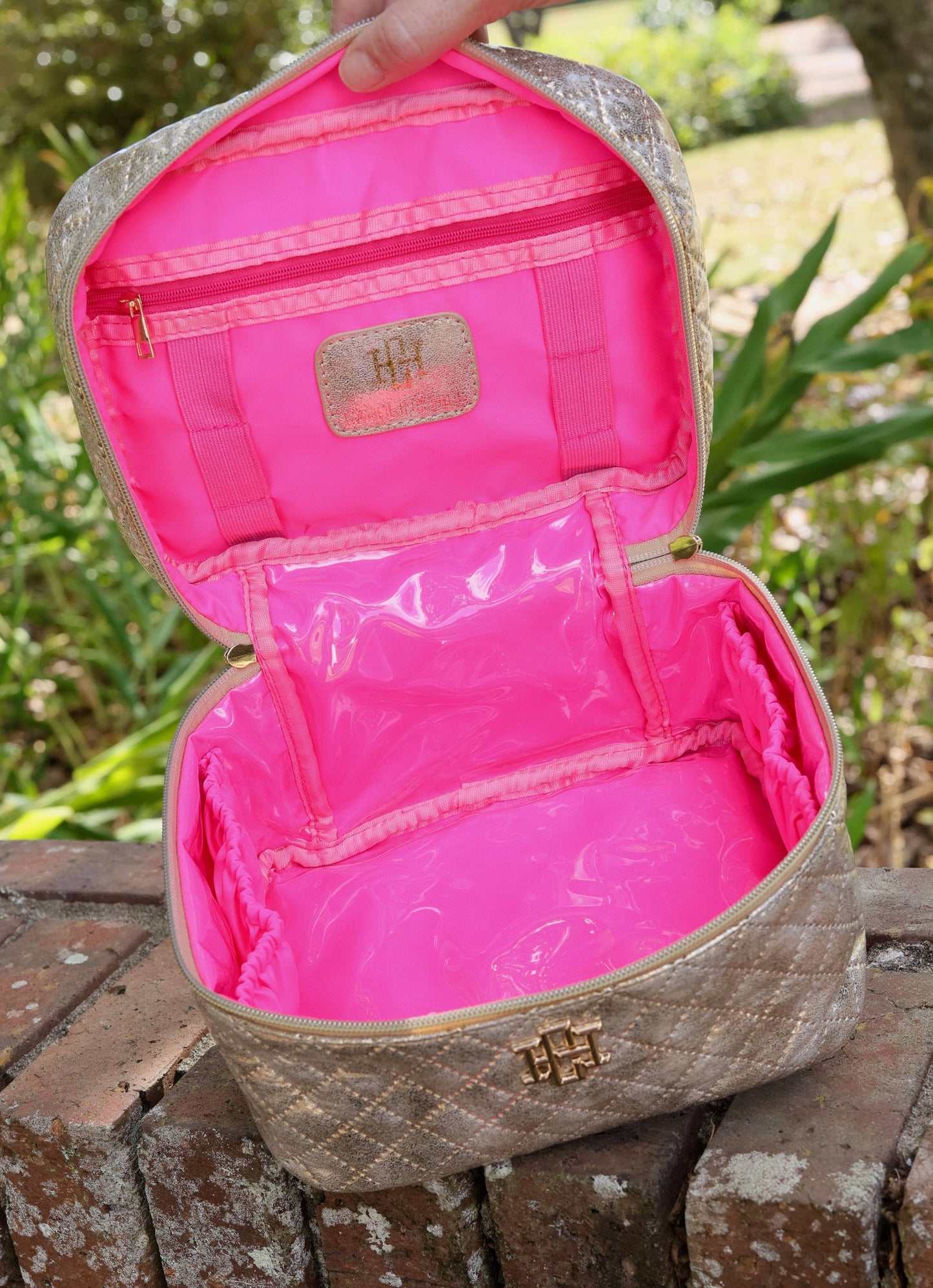 Champagne Pop Train Case
