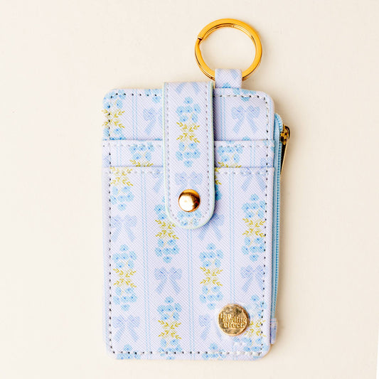Oh So Fancy Keychain Wallet - Blue