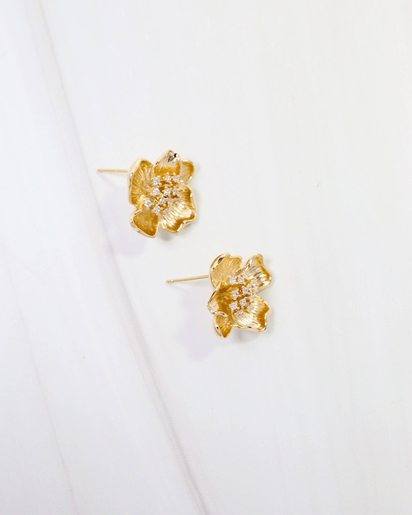 Goldie Flower Earrings