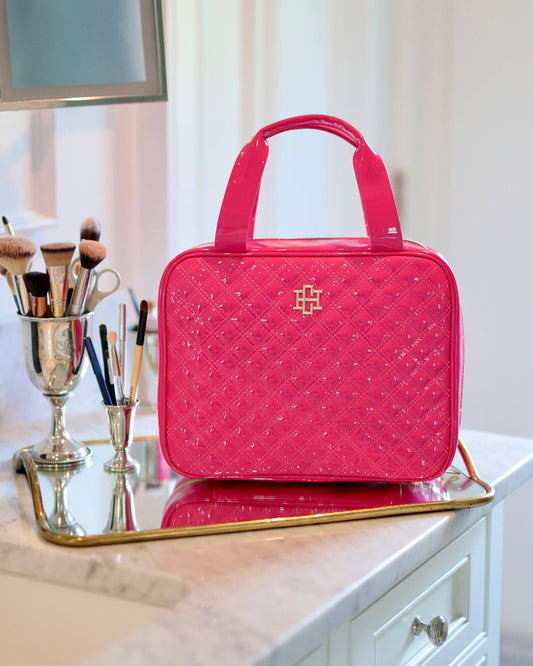 Hot Pink Patent Large Case