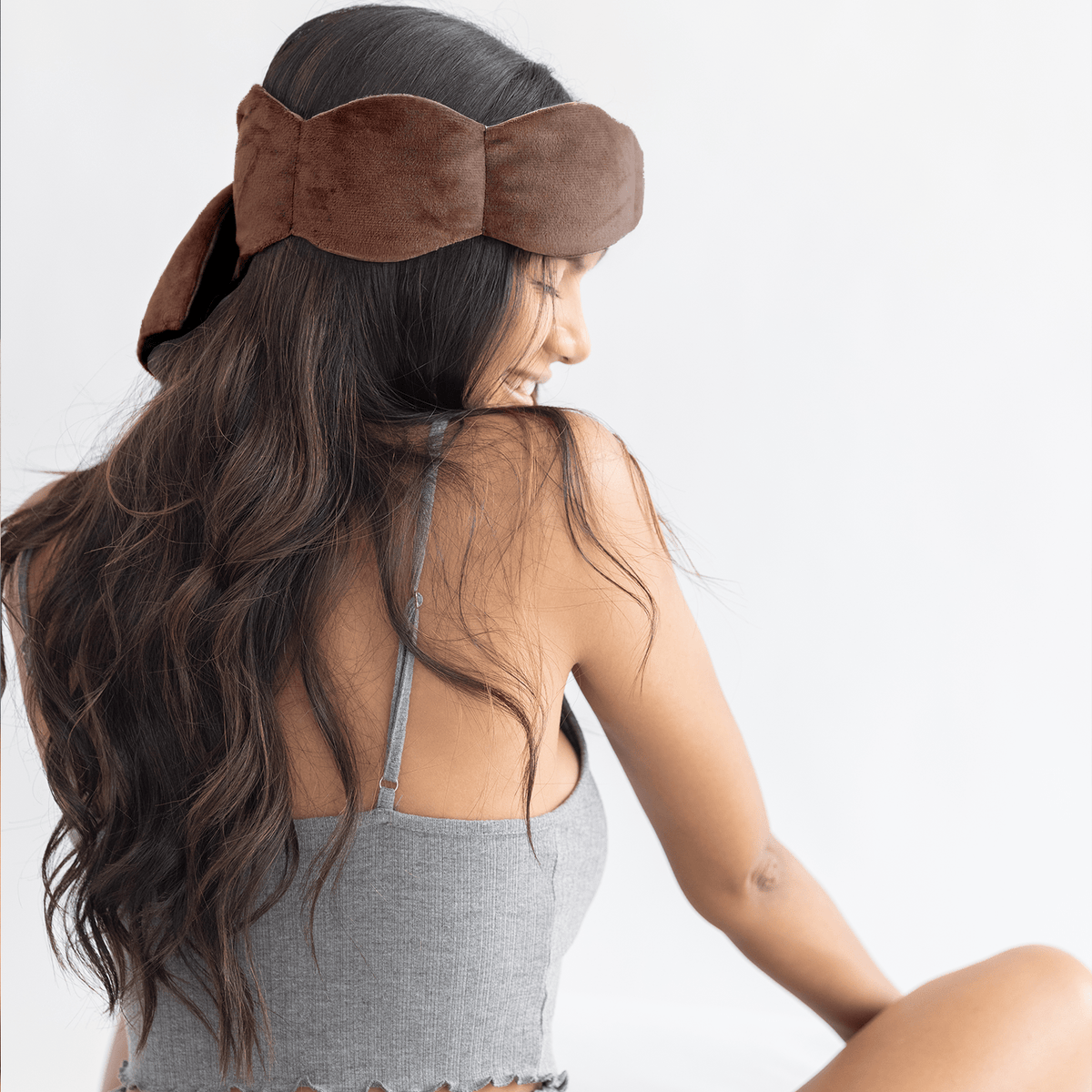 Nodpod Weighted Sleep Mask - Cafe Collection Mocha