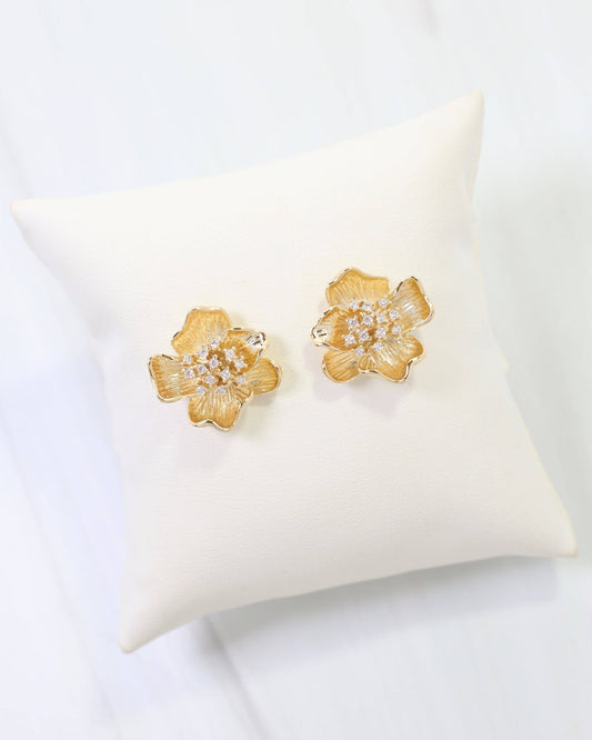 Goldie Flower Earrings